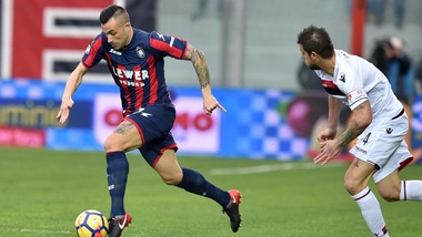 Serie A Crotone, trauma distorsivo alla caviglia per Martella