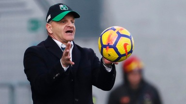 Serie A Sassuolo, Iachini: «Ai punti avremmo meritato noi»