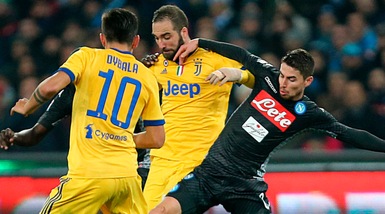 Serie A Napoli-Juventus 0-1, il tabellino