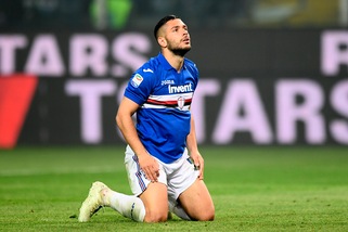 Serie A Sampdoria, allenamento in gruppo per Caprari