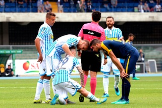 Spal, lesione di primo grado al legamento collaterale del ginocchio destro per Lazzari