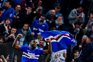 Serie A Sampdoria, per Zapata intera seduta in gruppo