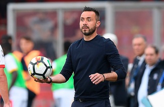 Serie A Benevento, De Zerbi: «Mi sono venuti i brividi»