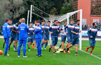 Sampdoria, ripresa dei lavori. Ferrari in palestra