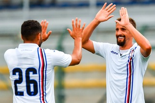 Sampdoria-Parma 3-1: tris di Quagliarella, Jankto e Drefrel
