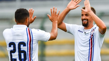 Sampdoria-Parma 3-1: tris di Quagliarella, Jankto e Drefrel