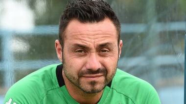 Serie A Sassuolo, De Zerbi: «Inter? Alla pari con la Juventus»