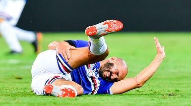 Sampdoria, lesione muscolare per Saponara