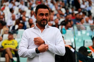 Serie A Sassuolo, De Zerbi: «Di Francesco ha risposta da professionista»