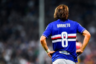 Serie A Sampdoria, Barreto prosegue il lavoro individuale