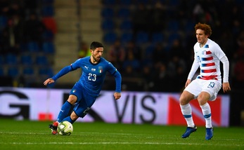 Serie A Sassuolo, Sensi: «Orgoglioso dell'esordio in Nazionale»