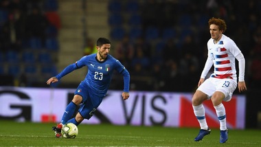 Serie A Sassuolo, Sensi: «Orgoglioso dell'esordio in Nazionale»