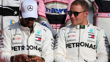 F1 Mercedes: i test partono con Bottas e Hamilton