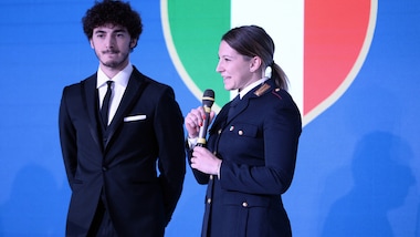 Moto, Bagnaia e Fontanesi premiati coi Collari d'Oro