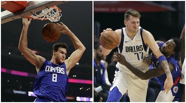 Nba, show di Gallinari e Doncic: 32 punti a testa ma vincono i Clippers