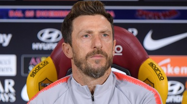 Roma, Di Francesco: «Ronaldo pericolo numero uno: preferirei non giocasse»