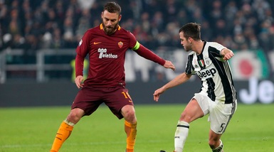 Roma, De Rossi salta anche la Juventus: Dzeko parte dalla panchina