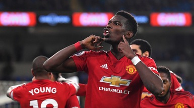 United, il sorprendente saluto di Pogba a Mourinho