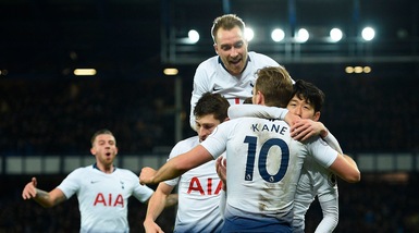 Premier League, Tottenham show: Everton battuto 6-2