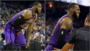 NBA, i Lakers battono i Warriors ma c'è l'infortunio di LeBron James