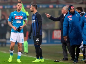 Napoli, infortunio Hamsik: distrazione muscolare di primo grado