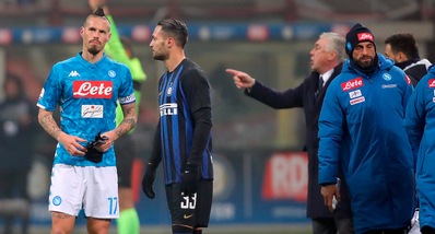 Napoli, infortunio Hamsik: distrazione muscolare di primo grado