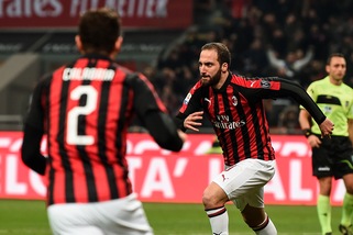 Milan-Spal 2-1: Higuain torna al gol e decide la sfida