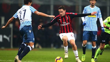 Serie A Milan-Spal 2-1, il tabellino