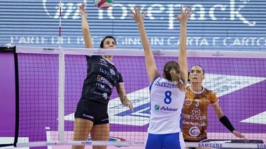 Volley: A2 Femminile, Perugia chiude l'anno battendo Marsala