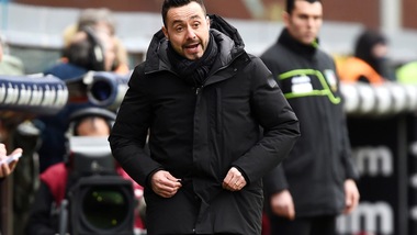 Serie A Sassuolo, De Zerbi: «Contentissimo della partita, un po' lenti nella ripresa»