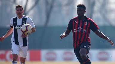 Juve-Milan Primavera, lutto al braccio per ricordare i ragazzi del Flamengo