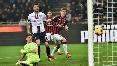 Serie A Milan-Cagliari 3-0, il tabellino