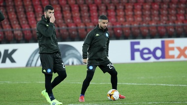 Zurigo-Napoli, allenamento da 'capitano' per Insigne