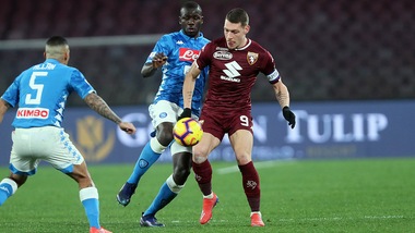 Serie A Napoli-Torino 0-0, il tabellino