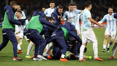 Serie C, Virtus Entella-Pistoiese 3-1: Mota Carvalho regala la vetta ai liguri. Olbia-Siena 0-0