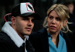Europa League, Icardi e Wanda Nara a San Siro per Inter-Rapid Vienna