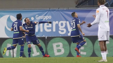 Serie B Verona-Salernitana, a Grosso basta Pazzini: è 1-0