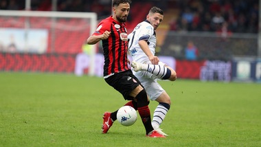 Serie B, tre turni squalifica a Gerbo del Foggia. Due a Montalto della Cremonese