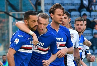 La Sampdoria stende il Cagliari: decisivo Quagliarella dal dischetto