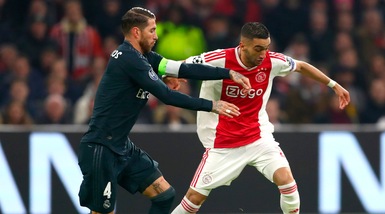 Champions: Sergio Ramos e l'ammonizione cercata con l'Ajax, due turni di stop ?