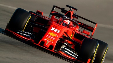 F1 test Barcellona: Leclerc è al comando