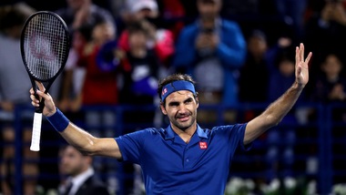 Tennis: Federer in semifinale a Dubai, il 100° titolo si avvicina