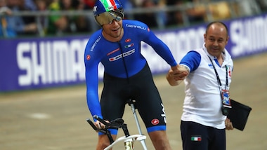 Ciclismo, mondiali pista: Ganna primo oro azzurro, argento alla Paternoster