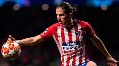 Atletico Madrid, lesione muscolare per Filipe Luis: rischia di saltare la Juve