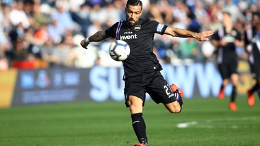 Serie A Sampdoria, Quagliarella tra lavoro in piscina e fisioterapia