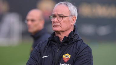 Roma, primo allenamento per Ranieri