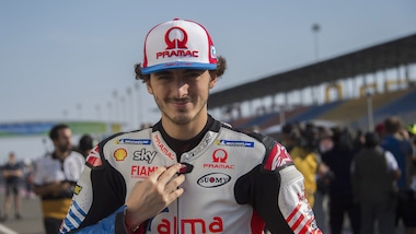 MotoGp Qatar, Bagnaia: «Buone prove, posso fare meglio»