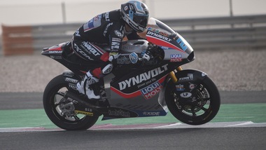 Moto2 Qatar, Schrotter va in pole position