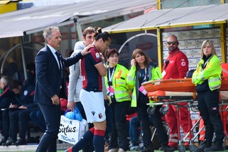 Serie A Bologna, lussazione alla spalla: Santander out tre settimane