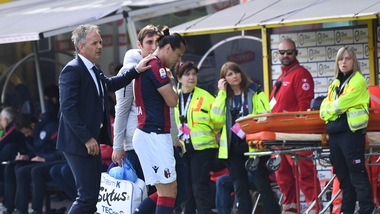 Serie A Bologna, lussazione alla spalla: Santander out tre settimane